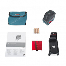 Комплектация лазерного уровеня Bosch GCL 2-15 Professional + RM1