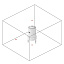 Схема лучей лазерного осепостроителя Fluke 3PR