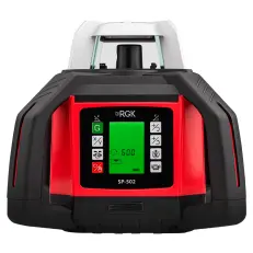 RGK SP-502 - ротационный нивелир (ротационный / красный луч / диаметр до 600 м с приемником
