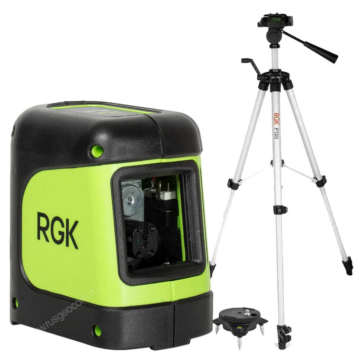 RGK ML-11G + штатив, кронштейн - лазерный нивелир с зеленым лучом
