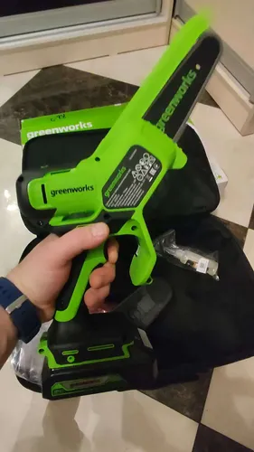 Greenworks G24MCS10 24V (10см) без АКБ и ЗУ