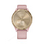 спорт Часы Garmin Vivomove 3S золотистый циферблат с розовым ремешком