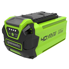 Greenworks GD40BPG2 40V (281 км/ч) бесщеточная с АКБ 2 Ач с USB + ЗУ 5А быстрое - воздуходувка аккумуляторная ранцевая