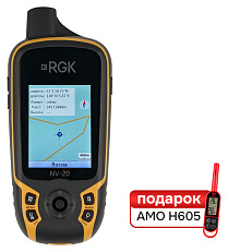 Комплект туристический навигатор RGK NV-20 и термогигрометр AMO H605