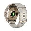 Часы Garmin Fenix 7S Sapphire Solar титановый кремовый с нейлоновым ремешком