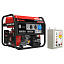 A-iPower A6500EA в супертихом зимнем кожухе 1400SS RAL 8019 + блок автозапуска A-iPower 230 В, 50 А