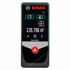 Bosch PLR 50 C - лазерный дальномер с красным лучом