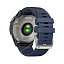 умные Часы Garmin Quatix 6 серый с синим ремешком