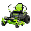 Райдер с нулевым радиусом разворота Greenworks GC82ZT107 82V (107 см) бесщеточный аккумуляторный с 6хАКБ 5 Ач + ЗУ GС82СР600