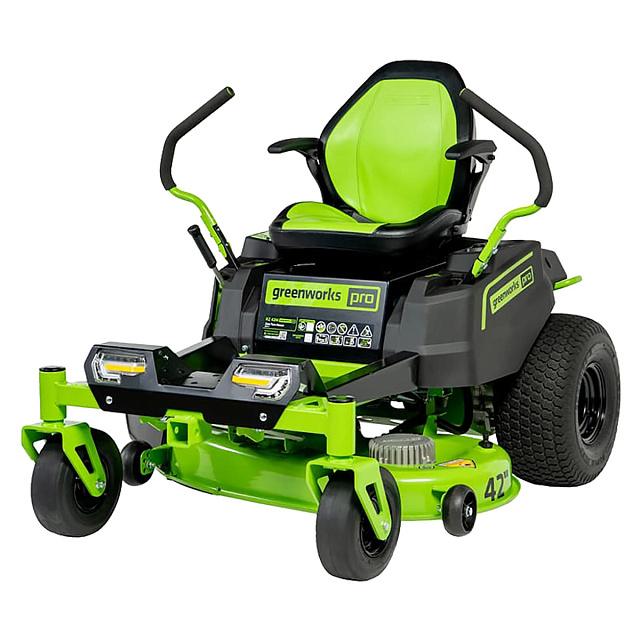 Райдер с нулевым радиусом разворота Greenworks GC82ZT107 82V (107 см) бесщеточный аккумуляторный без АКБ и ЗУ