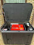 A-iPower A9000EAX в супертихом зимнем кожухе 1400SS RAL 8019 + блок автозапуска A-iPower 230В/400В 100А 8 ПИН