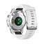 умные часы Garmin Fenix 5S Plus Sapphire белые с белым ремешком