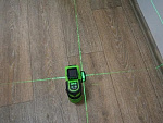 RGK PR-3G + штатив - лазерный нивелир 3d с зеленым лучом