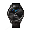 спорт Часы Garmin Vivomove Style графитовый с черным плетеным нейлоновым ремешком
