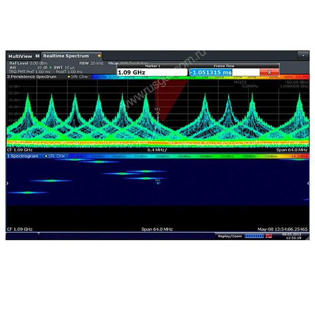 Анализ в реальном масштабе времени в полосе 160 МГц Rohde Schwarz FSW-K160RE