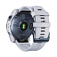 Часы для бега Garmin Fenix 7X Sapphire Solar титановый синий минерал DLC с белым ремешком