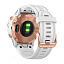 часы для спорта Garmin Fenix 6S Pro розовое золото с белым ремешком