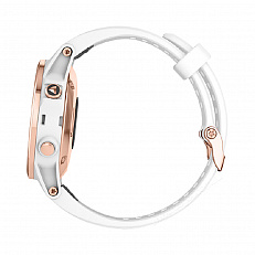 спорт-часы Garmin Fenix 5S Plus Sapphire Rose Gold with White Band GPSEMEA