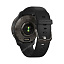 Часы для бега Garmin Venu 2 Plus черные с серым безелем и силиконовым ремешком