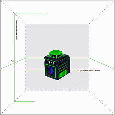 ADA Cube 360 Green Ultimate Edition с калибровкой - лазерный нивелир