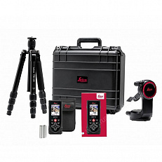 Leica Disto X4 + штатив, адаптер - лазерный дальномер с красным лучом
