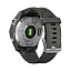 спортивные Часы Garmin Fenix 7S серебристый с графитовым силиконовым ремешком