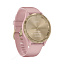 смарт Часы Garmin Vivomove 3S золотистый циферблат с розовым ремешком