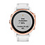 часы Garmin Fenix 6S Pro розовое золото с белым ремешком