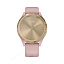 gps Часы Garmin Vivomove 3S золотистый циферблат с розовым ремешком