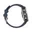 смарт Часы Garmin Quatix 6 серый с синим ремешком