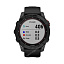 Часы для спортсменов  Garmin Fenix 7 Solar серый с черным ремешком