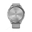 smart Часы Garmin Vivomove 3 серебристые с серым силиконовым ремешком
